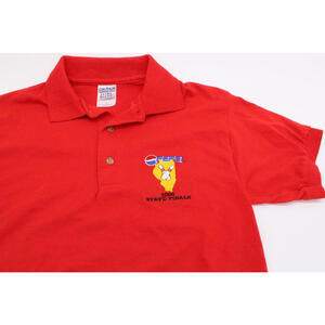 Vintage 2006 Illinois State Bowling Polo Shirt Size Small Pepsi Vintage Retro